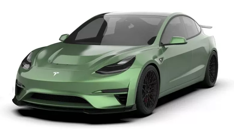 “Crypton” Carbon Fiber Full Body Kit For Tesla Model 3