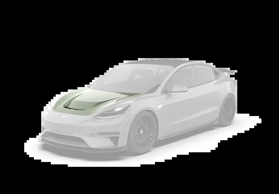 “Crypton”Hood Bonnet For Tesla Model 3