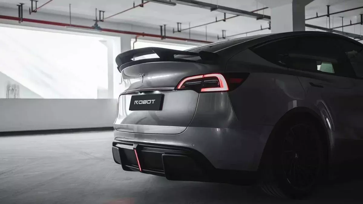 “Crypton” Rear Diffuser For Tesla Model Y – Carbon Fiber or FRP