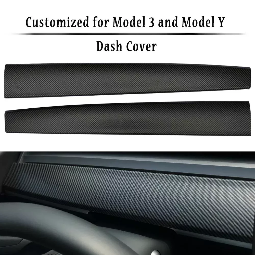 Dashboard Cover (Matte Carbon Fiber) | Tesla Model 3/Y (2018-2023)