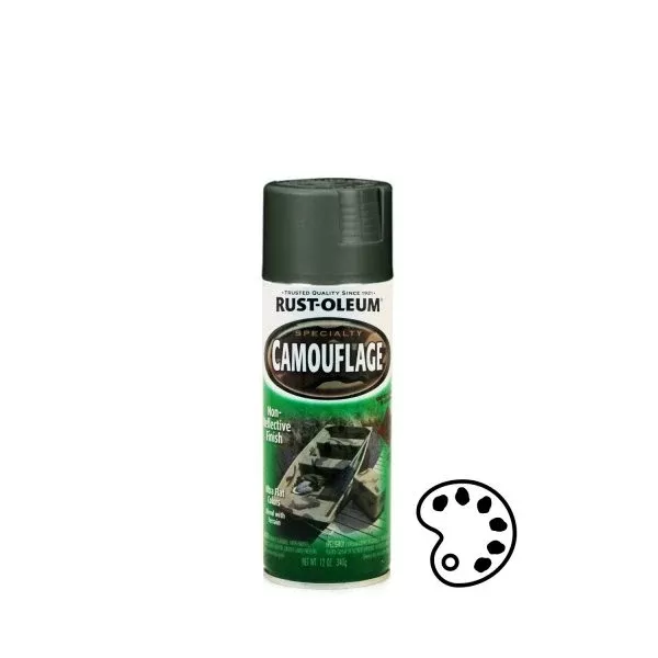 Dead Flat Deep Green Camouflage Spray Can 340g