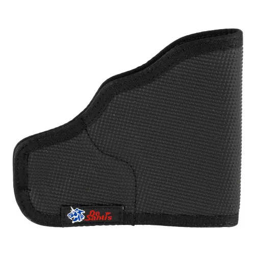 DeSantis Gunhide Ammo Nemesis Pocket Holster, Fits J-Frame 2.25", Bodyguard .38, Ruger LCR, Ambidextrous, Black M33BJN3Z0