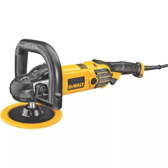 DeWALT DWP849X Variable Speed Soft Start Corded Polisher, 7 in, 9 in Dia Pad