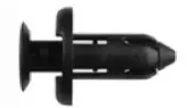 Disco 10075PK Black Nylon Garnish Side Protector Push Type Retainer 8mm Hole 18mm Flange 15/Pkg