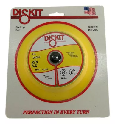 Diskit 06052 6" Vinyl Flex Back-up Pad 5/16“ ConnectionEA