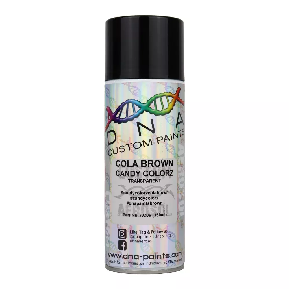 DNA PAINTS Candy Colorz Spray Paint 350ml Aerosol Candy Cola Brown