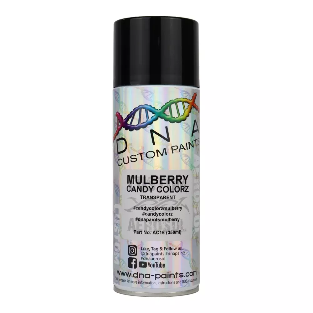 DNA PAINTS Candy Colorz Spray Paint 350ml Aerosol Candy Mulberry
