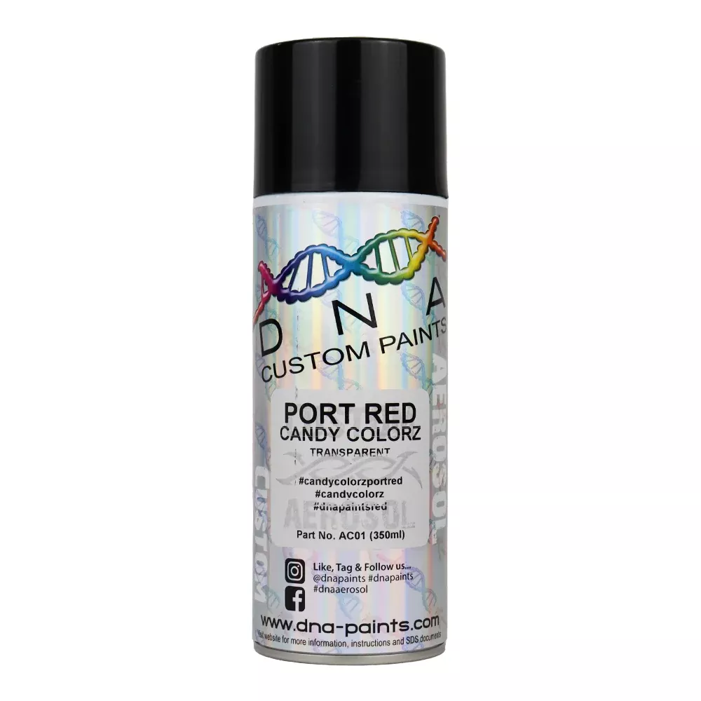 DNA PAINTS Candy Colorz Spray Paint 350ml Aerosol Candy Port Red