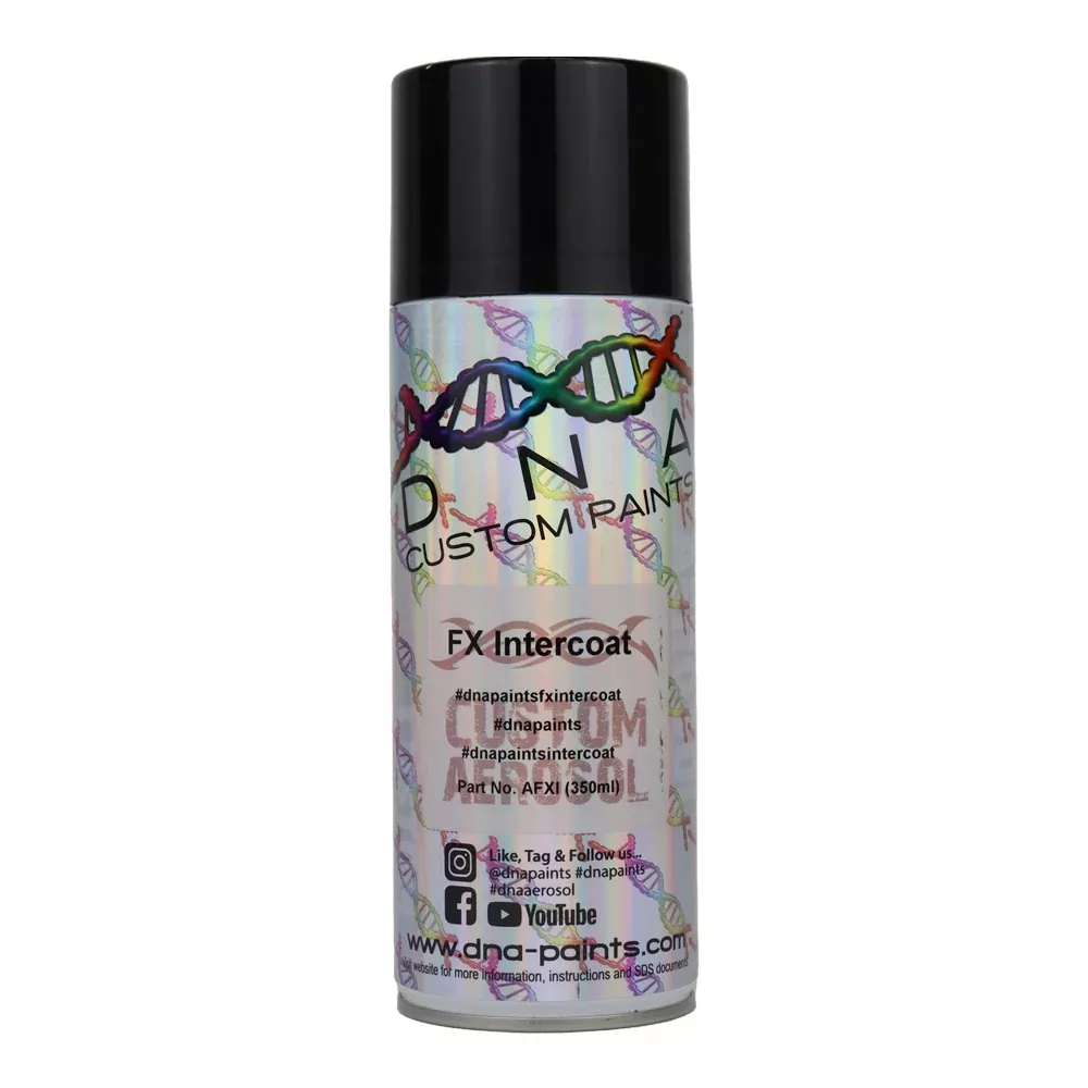 DNA PAINTS FX Intercoat Spray Paint 350ml Aerosol Clear