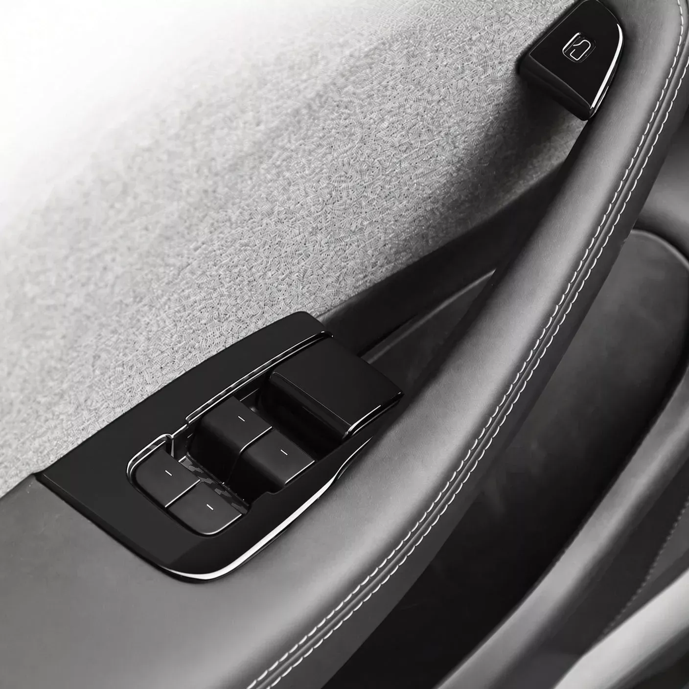 Door Lock Switch Cover Trim for Tesla Model Y Juniper & Model YL