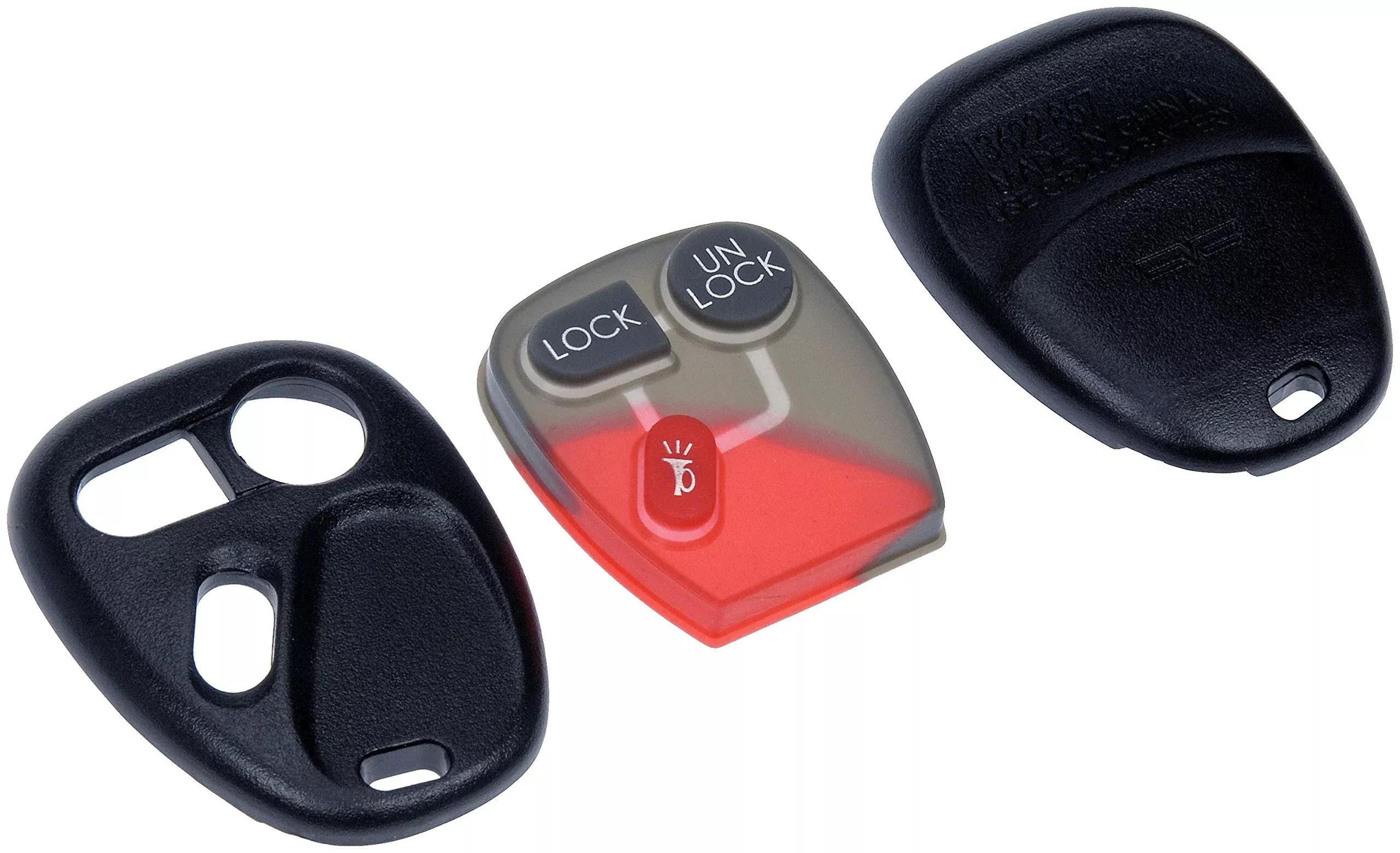 Dorman 13622 Keyless Entry Transmitter Cover Compatible With Select Cadillac / Chevrolet / Gmc Models, Black