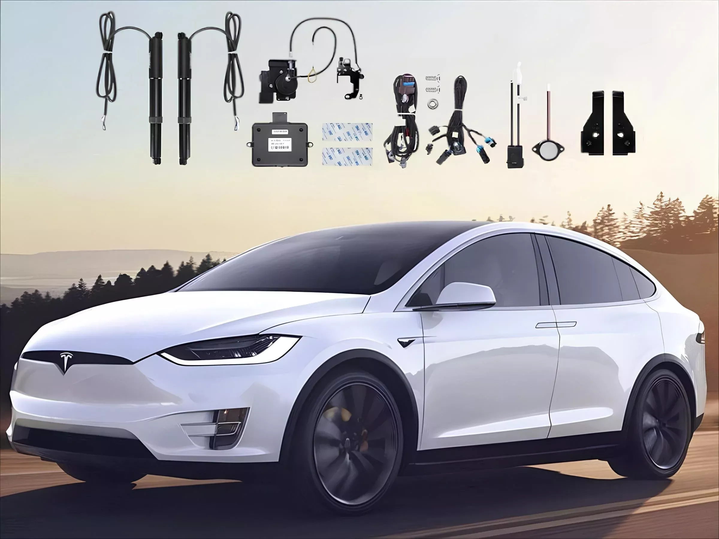 Electric Frunk System for Model X | Hands-Free Automatic Opener | TESERY
