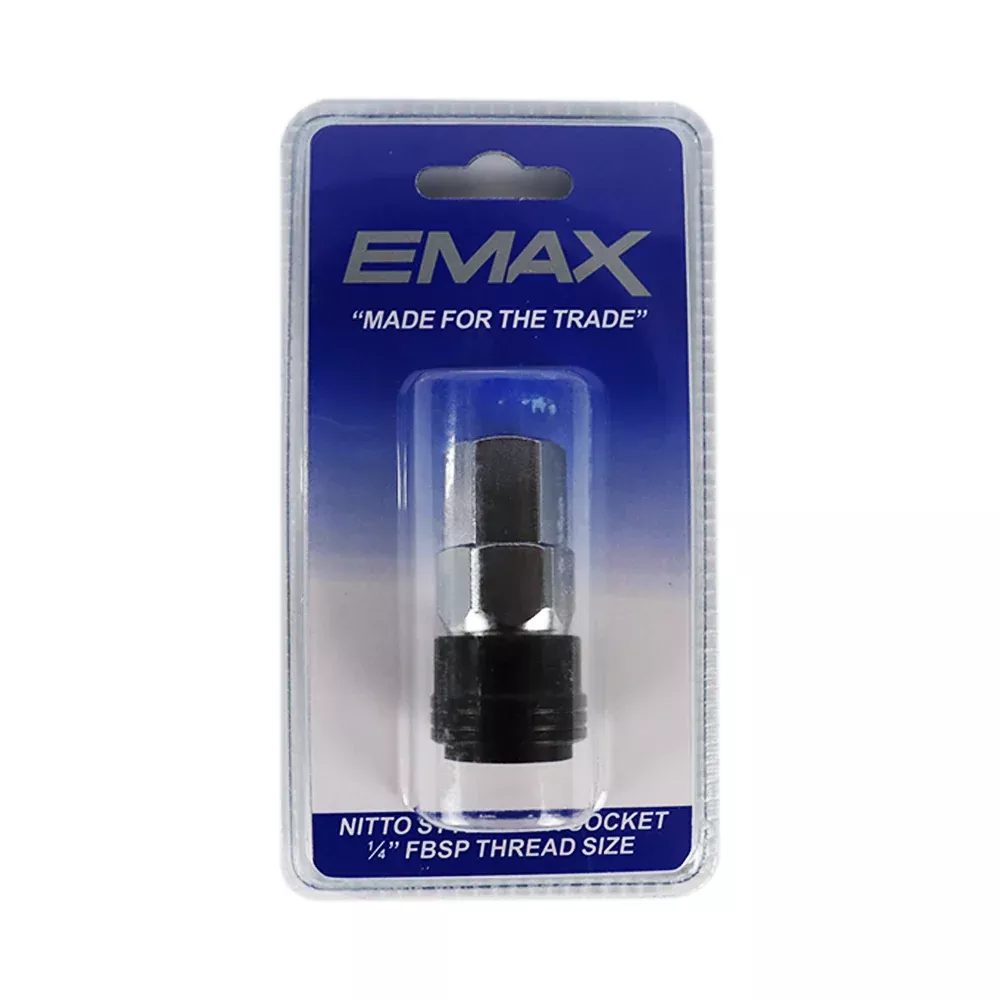 EMAX 1/4" FBSP -Nitto Style Air Socket