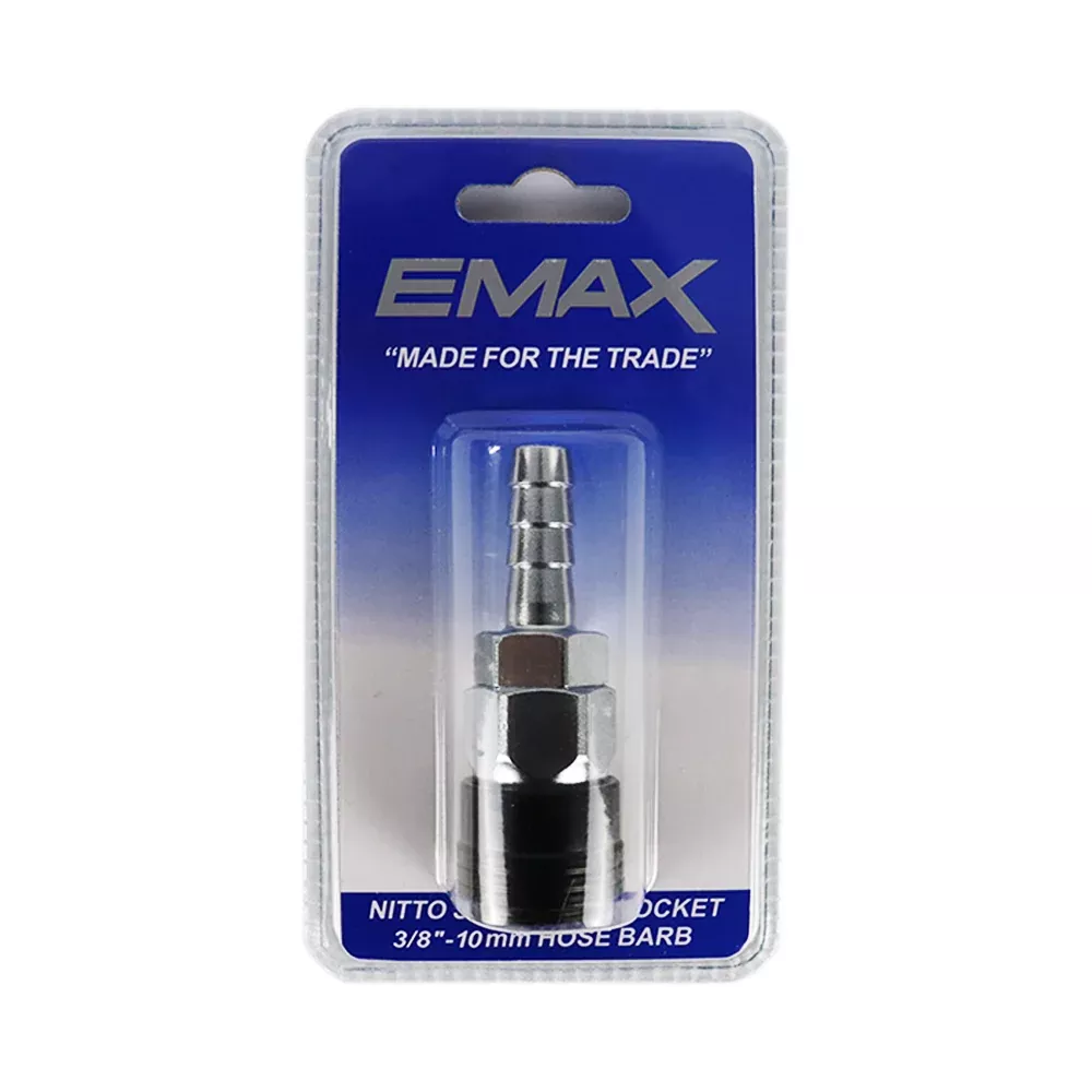 EMAX 3/8″ – 10mm Hose Barb Nitto Style Air Socket