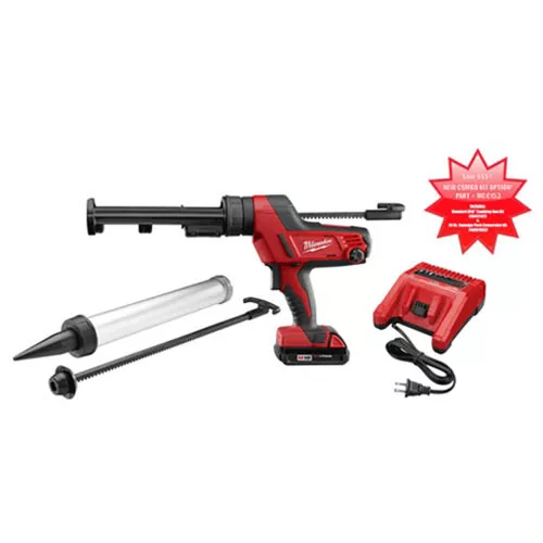 Equalizer Milwaukee M18™ Volt Cartridge Caulking Gun Kit MCC153
