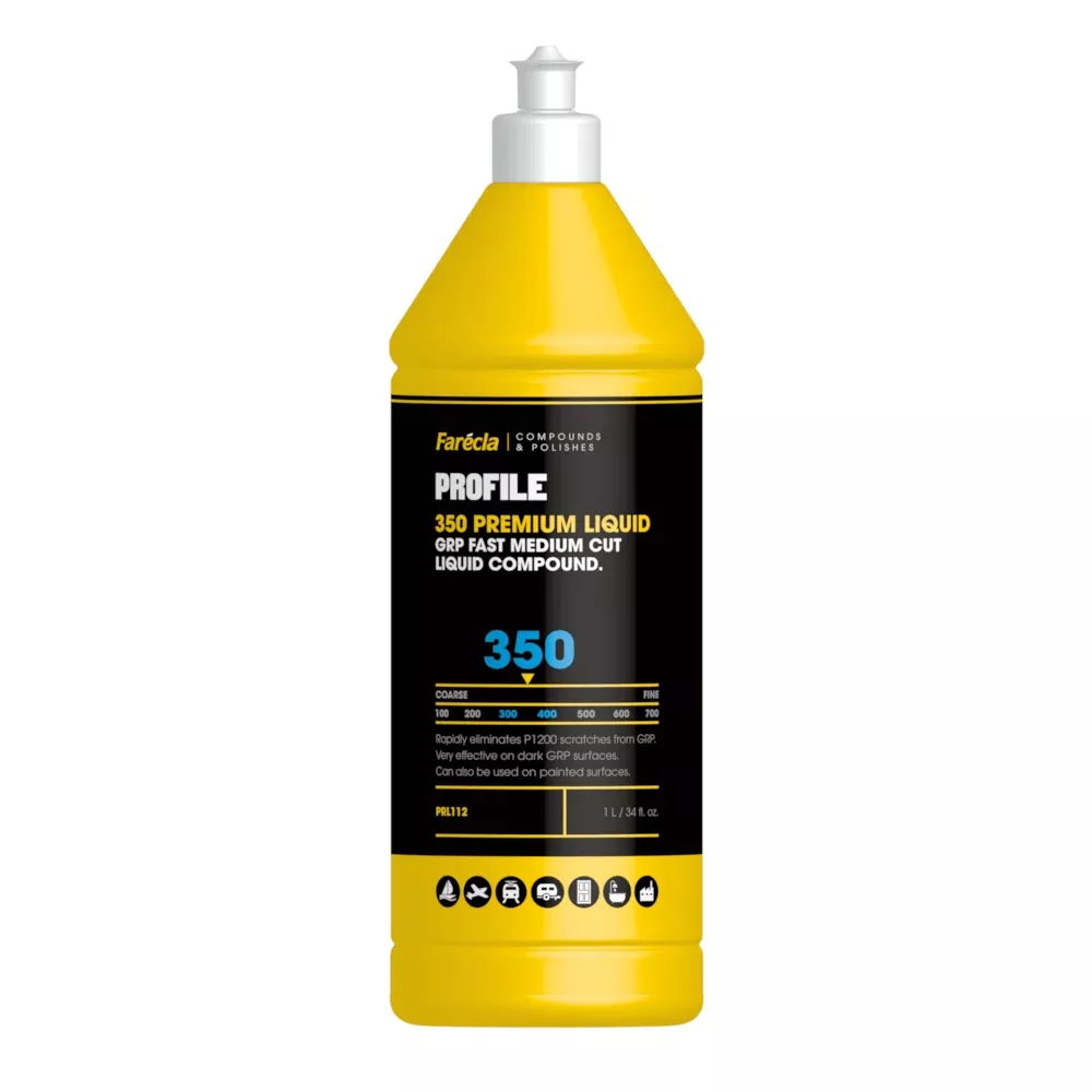 FARECLA PRL112 Profile 350 Premium Liquid Medium Cutting Compound 1L