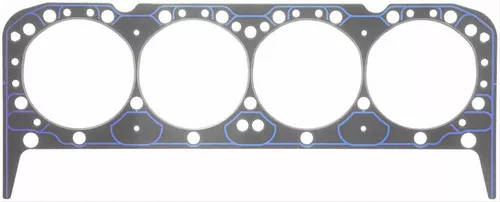 FelPro 1010 Head Gasket - Small Block Chevy - 4.166" Bore .039" Copper Ring Each