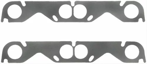 FelPro 1407 Header Gaskets - Small Block Chevy with Hooker/Stahl Adaptor Plate