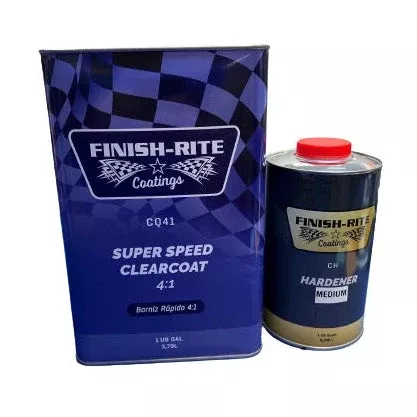 Finish-Rite CQ41 Gallon Super Speed Air Dry Urethane Clearcoat w/ Quart Activator 4:1