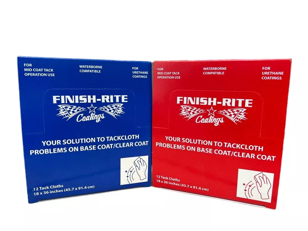 Finish-Rite Tack Cloth Blue and White