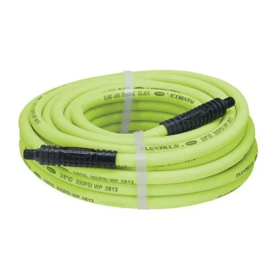 Flexzilla HFZ3825YW2 Lightweight Air Hose, 3/8 in x 25 ft Green