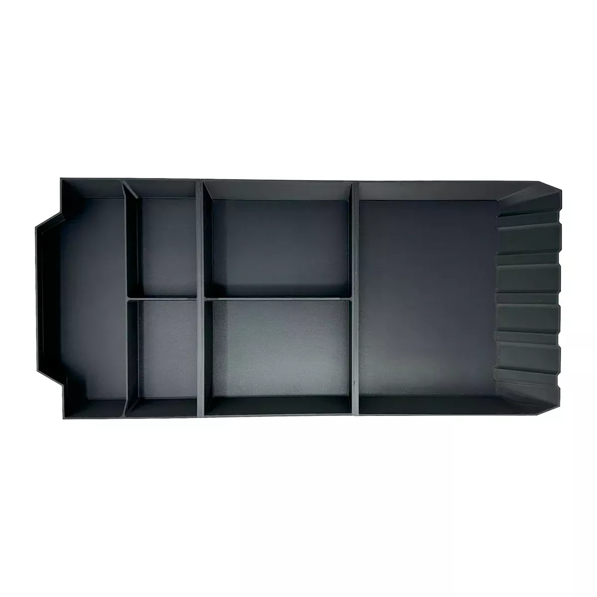 Floor Center Console Organizer w/ Premium Leather Liner Inserts | Tesla Cybertruck 2024+