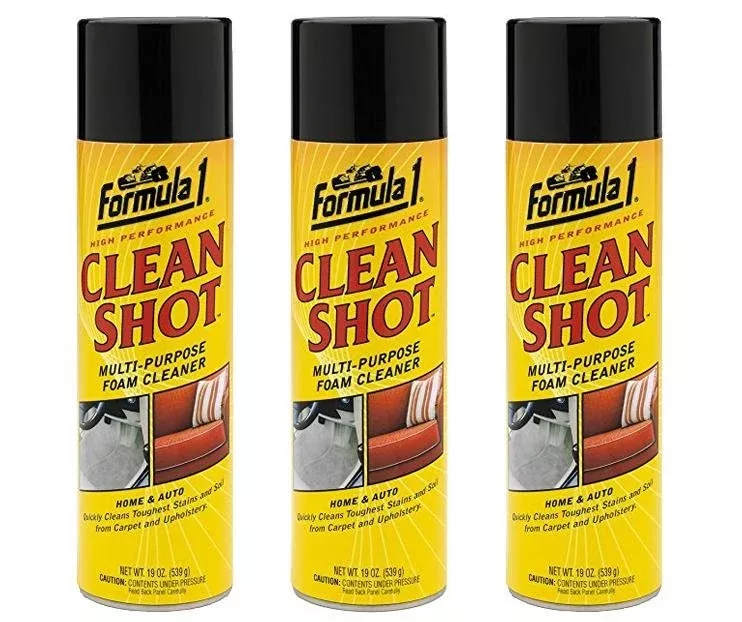 Formula 1 Clean Shot Multipurpose Foam Spray Cleaner Home & Auto 539g x 3
