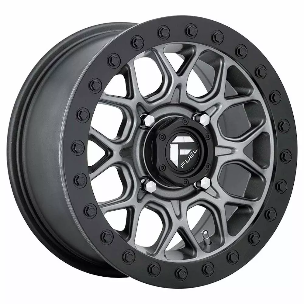 Fuel Tech UTV Beadlock Wheel- Matte Gun Metal