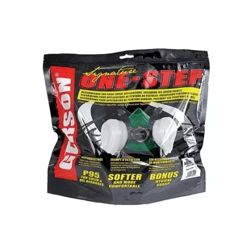 GERSON Signature One Step 8311P Half-Mask Respirator, Large