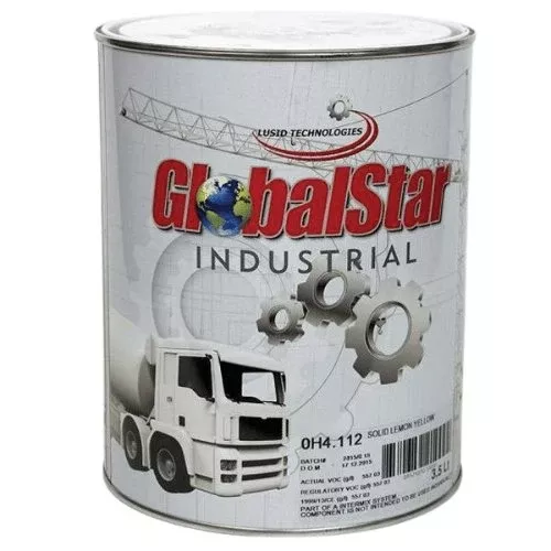 GlobalStar 0H4112 Solid Lemon Yellow Mixing Toner, 3.5 L
