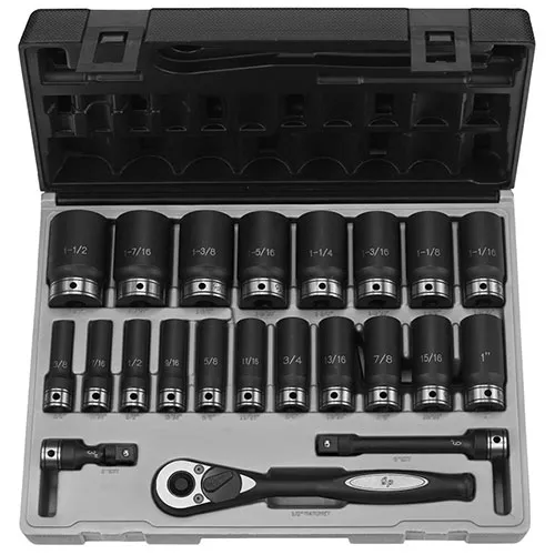 Grey Pneumatic 22pc 1/2″ Drive Deep Length SAE Duo-Socket Set