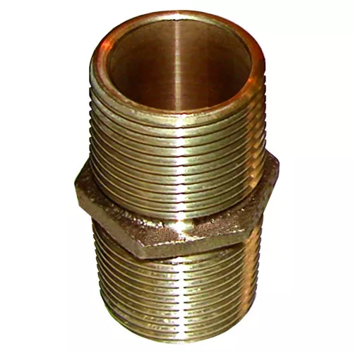 GROCO Bronze Pipe Nipple - 3/4" NPT