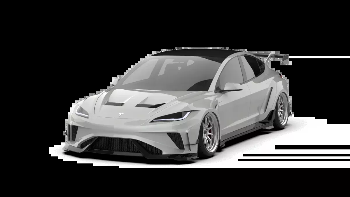“Hacker” Widebody Full Complete Kit for Tesla Model 3 Highland / Performance 2024-ON Carbon Fiber /FRP