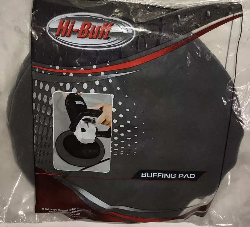 Hi-Buff 7″ Black Foam HD Final Finish Pad, HD57