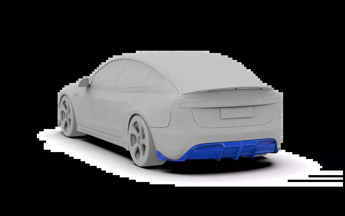 “Hidrogai” Rear Diffuser for Tesla Model 3 2024-ON