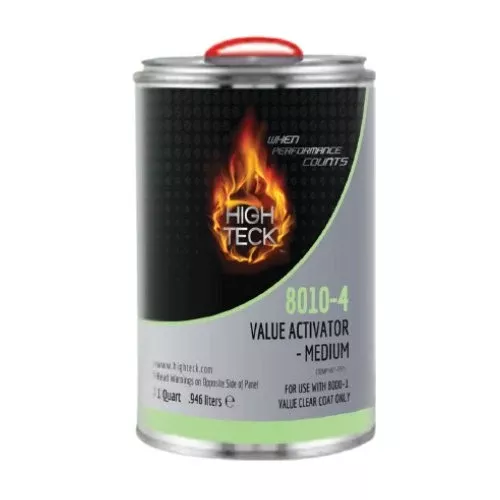 High Teck 8010 Medium Activator for use with 8000 Value Clearcoat, Qt