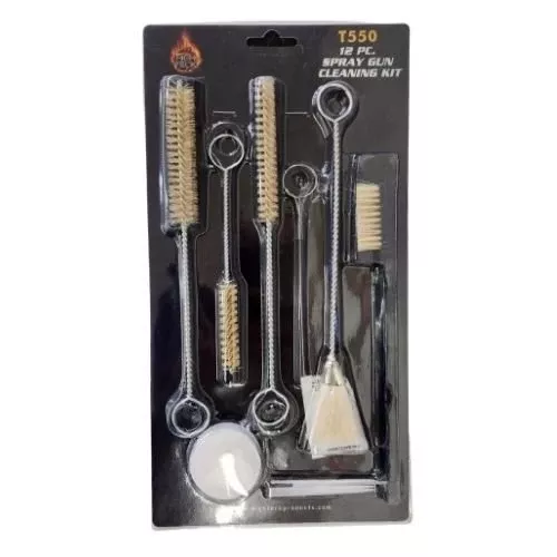 High Teck T550 12pc. HVLP Paint Sprayer Cleaning Kit