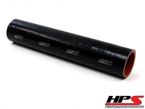 HPS 4 Ply Reinforced Silicone Hose Coupler - 2" ID - 1 Foot Long Black