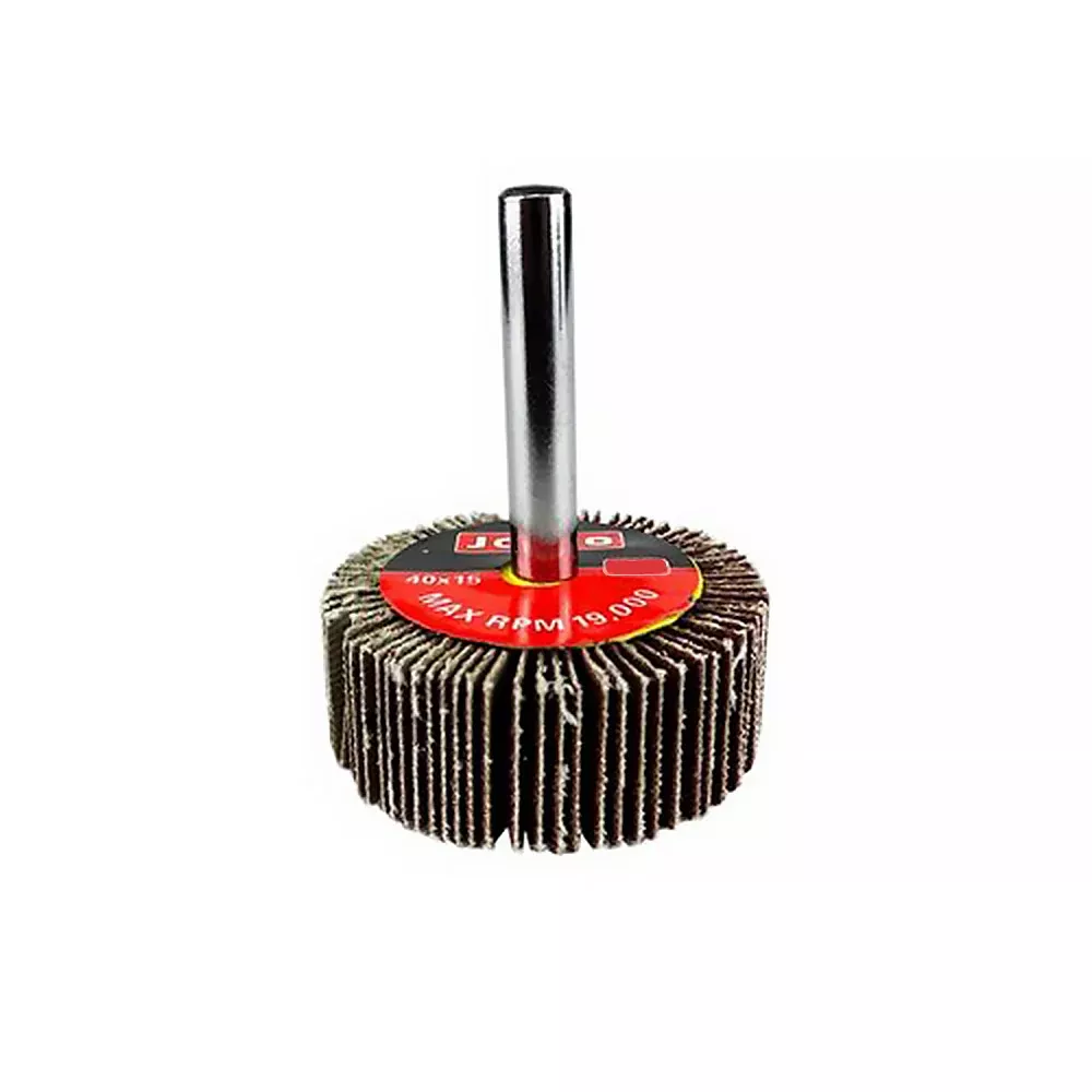 JOSCO Drill & Die Grinder Mounted Flap Wheel 40mm x 15mm 60 Grit