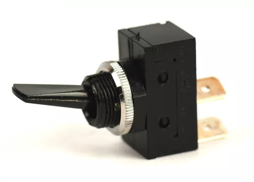 K4 Switches 11120 Off-On Black Flat Lever Switch