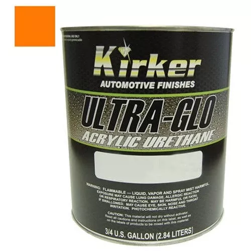 Kirker Omaha Orange Ultra-Glo Acrylic Urethane Enamel