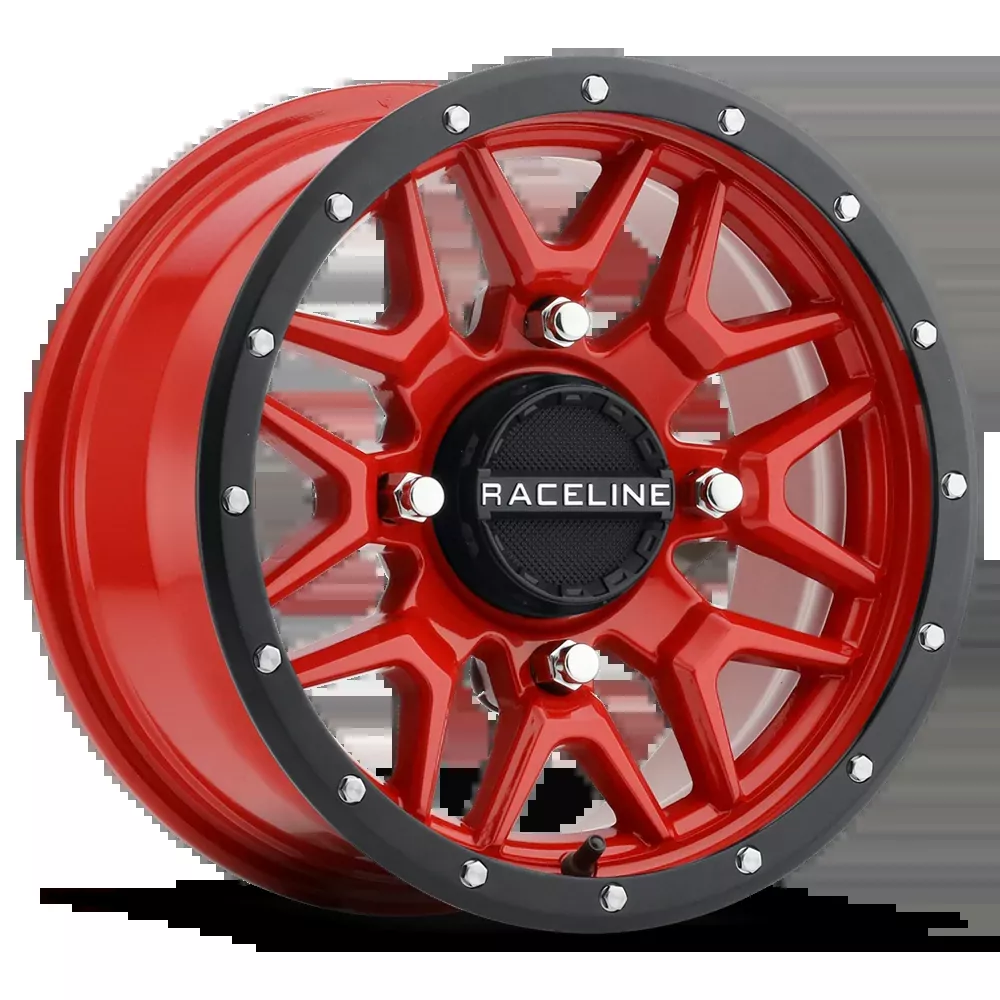KRANK WHEEL 14X7 4/156 6+1 (+38MM) BLK/RED