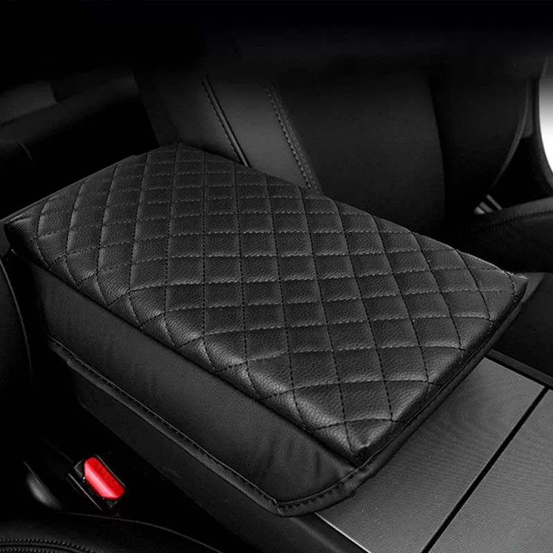 Leather Armrest Cover for Tesla Model 3 Highland / Model Y Juniper