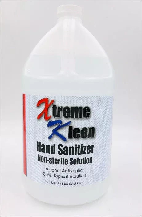 Liquid Non-Sterile Solution Hand Sanitizer Gallon Bottle