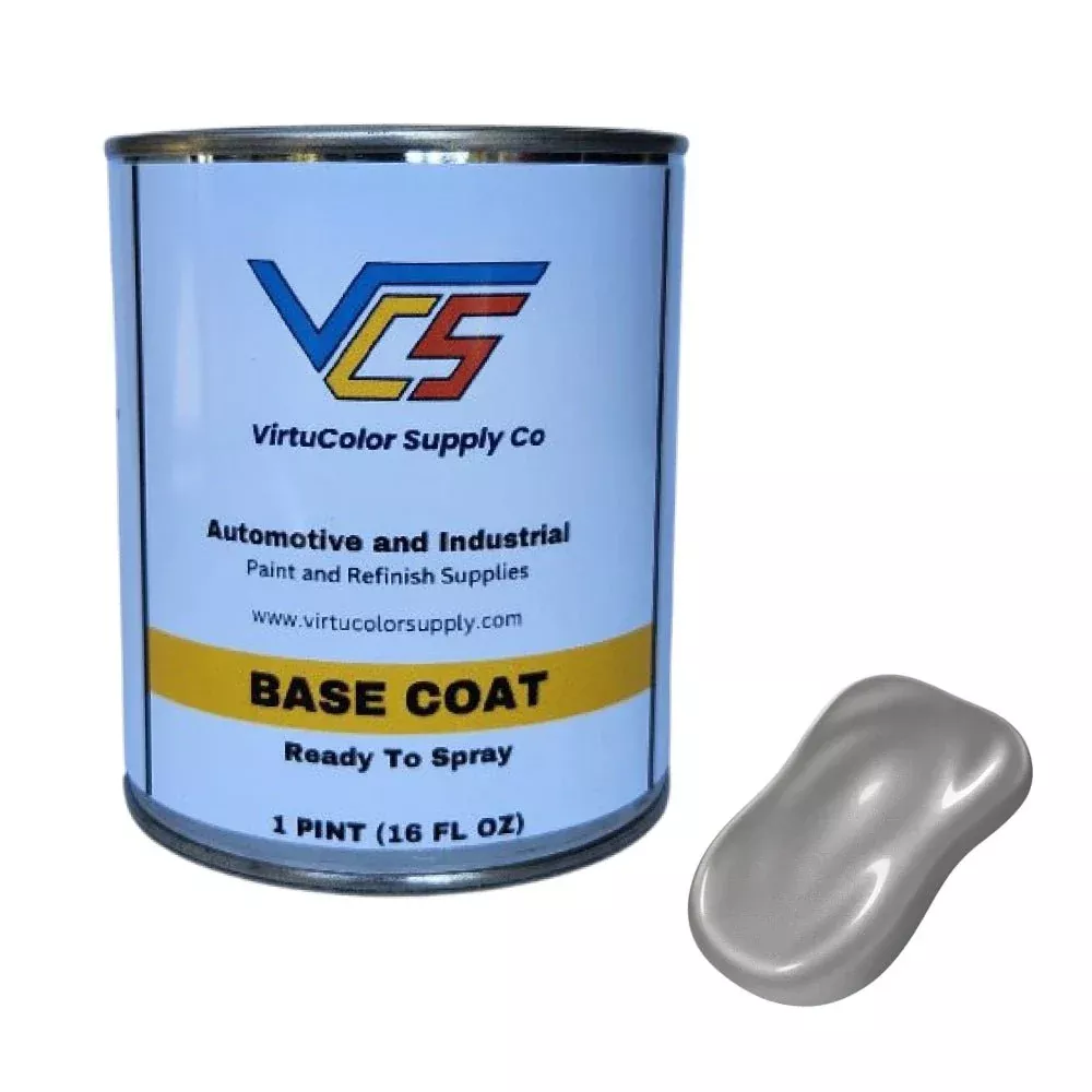 Mercedes 744 Brilliant Silver Metallic Low VOC Basecoat Paint