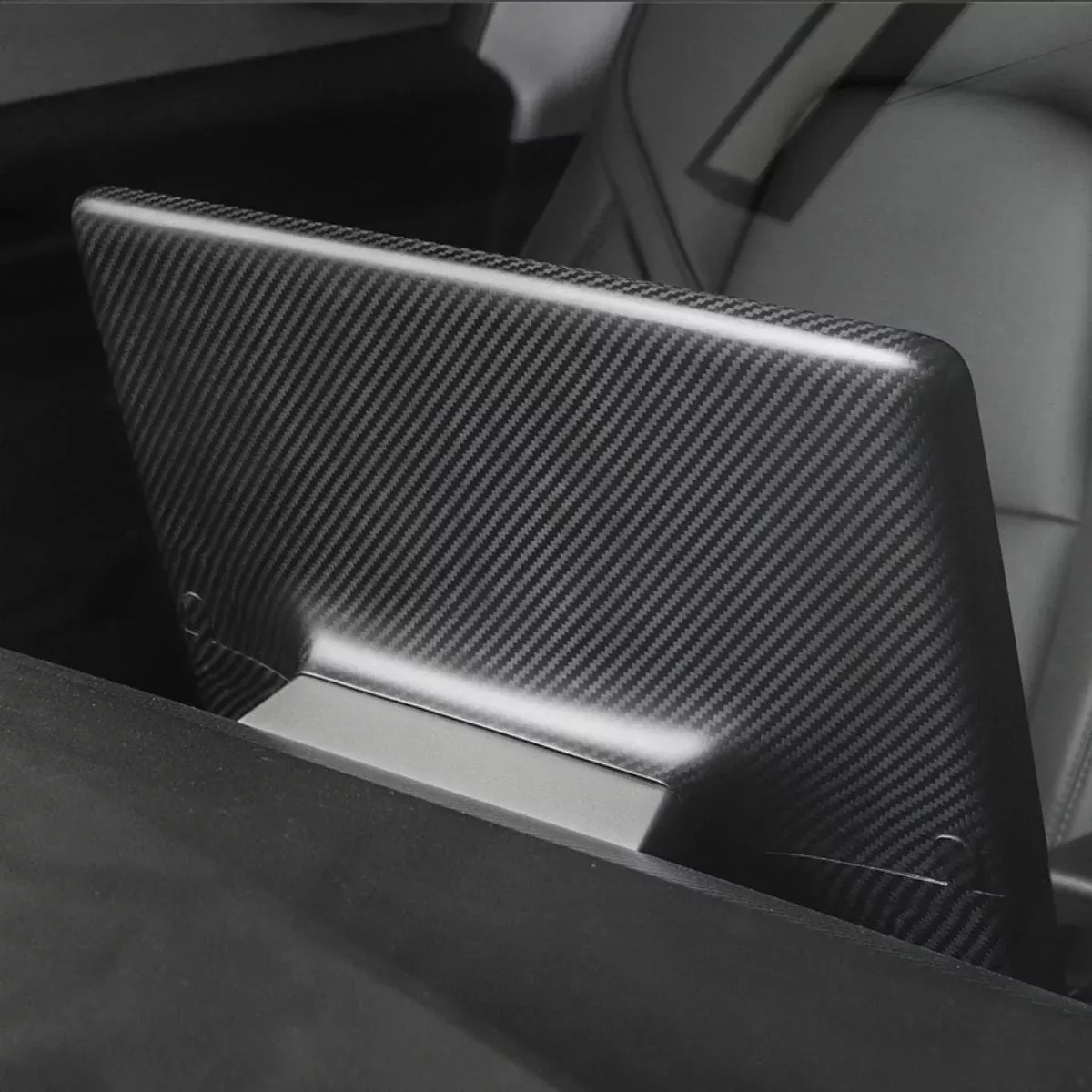 Model 3 / Y Display Cover - Dry Carbon Fiber Interior Mods