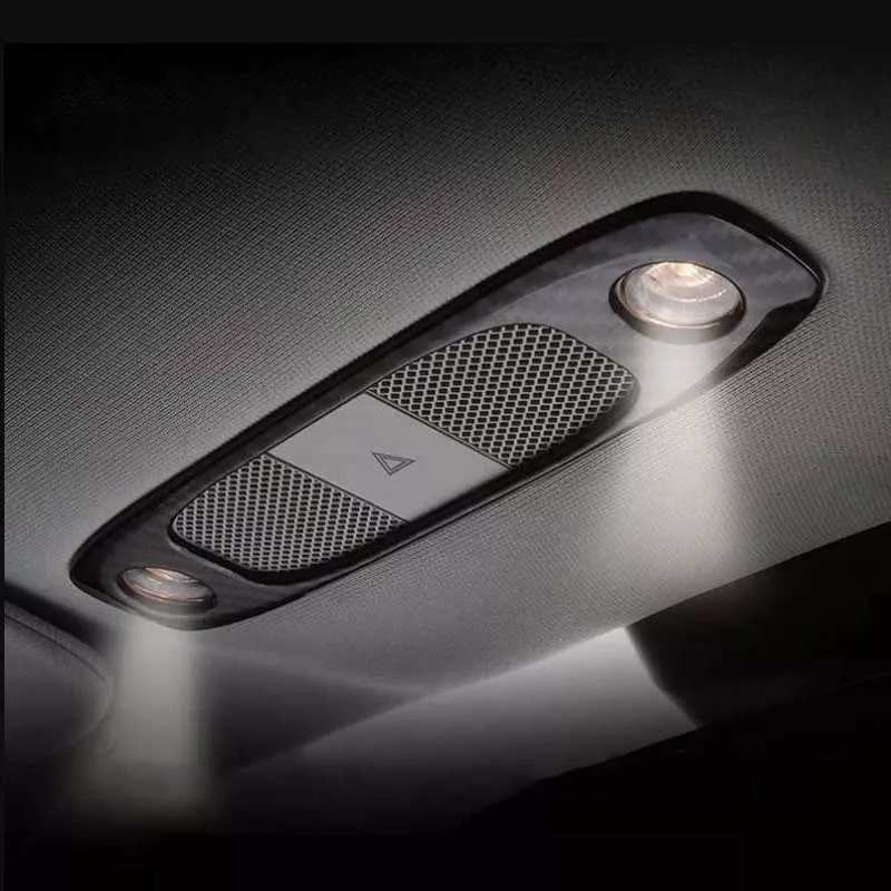 Model 3 / Y Dome Light Cover – Carbon Fiber Interior Mods
