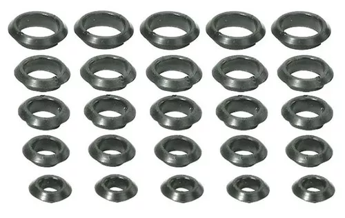 Moroso 39050 Firewall/Panel Grommets - Set of 25 - 5 of Each Size - 1/2" - 1"