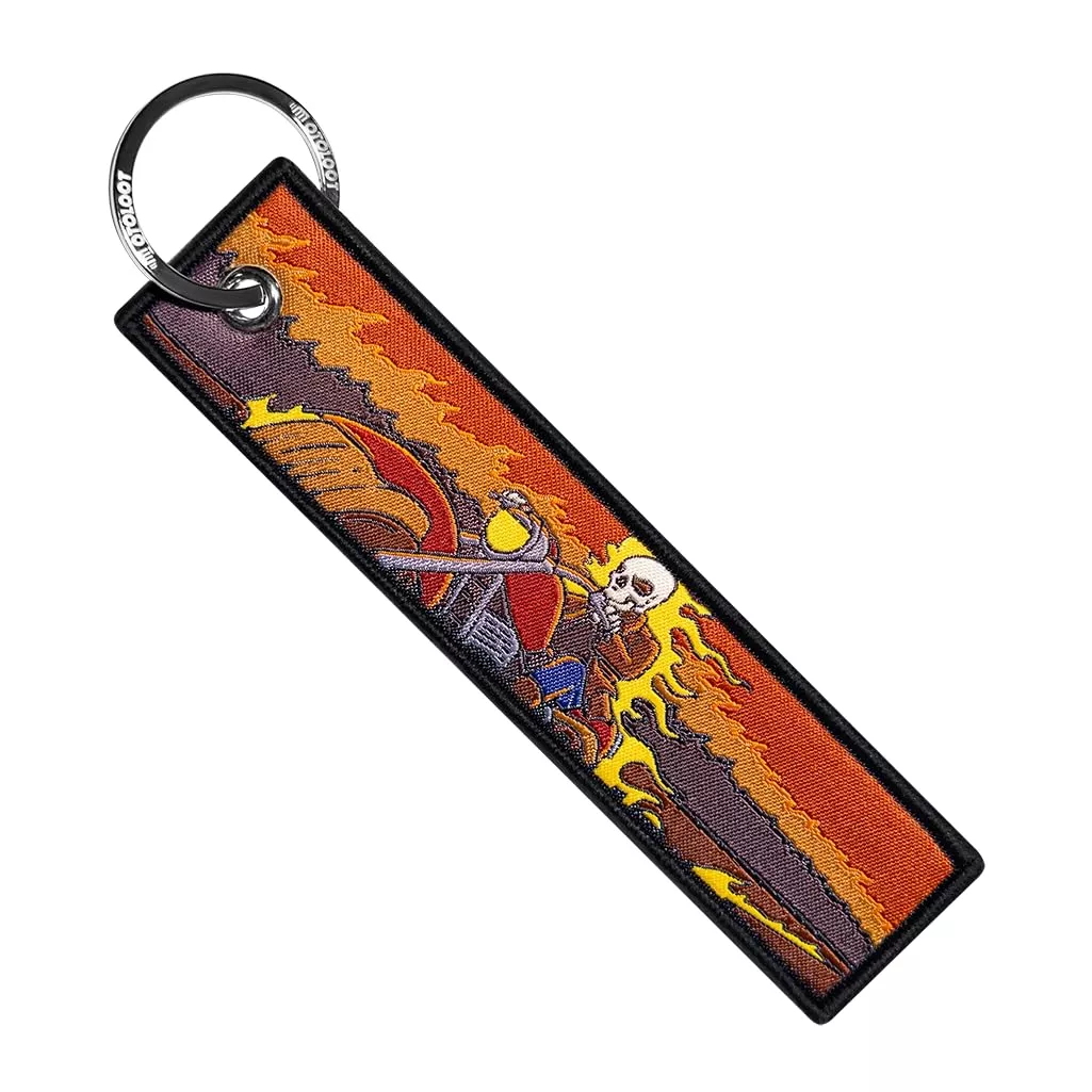 Motoloot Keychain For Motorcycles, Scooters, Cars And Gifts (Fiery Cruiser)
