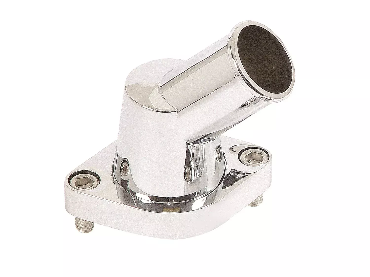 Mr. Gasket 9141G Chrome Alum Swvl Wtr Neck – 45